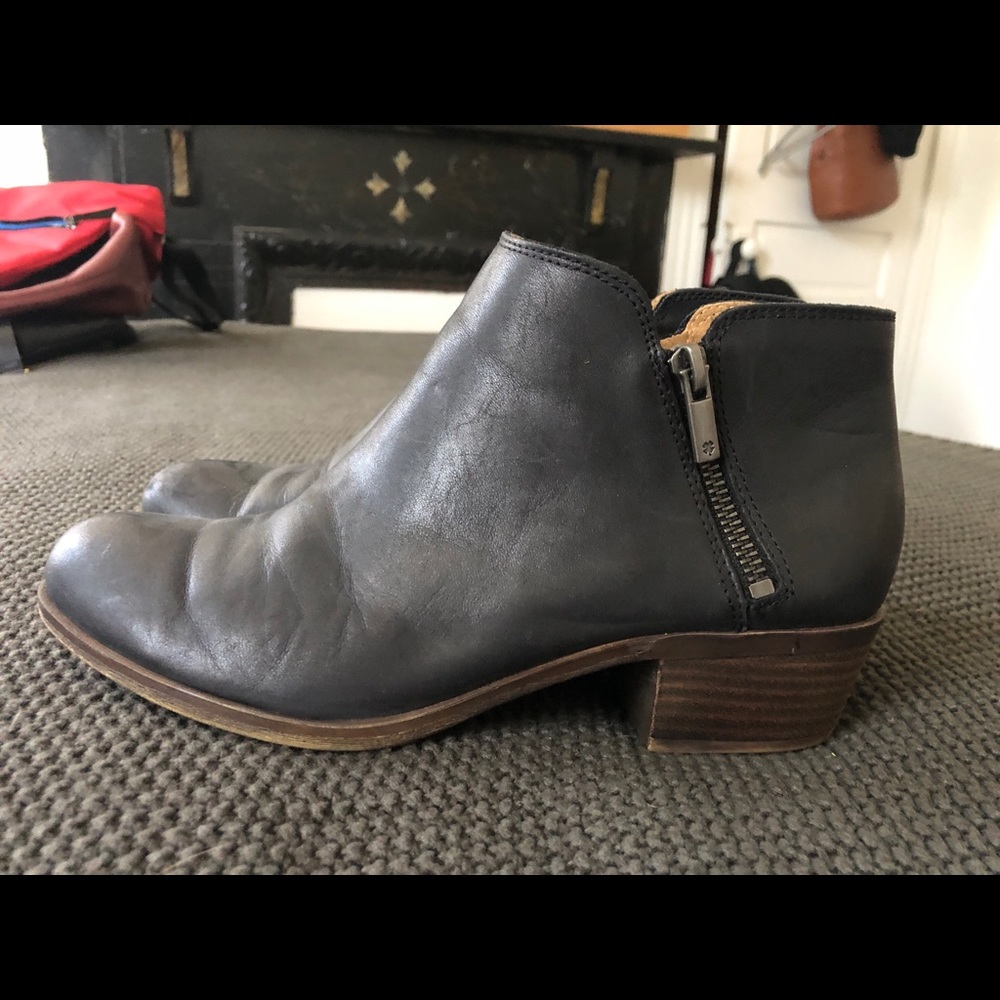 Lucky Brand leather ankle booties